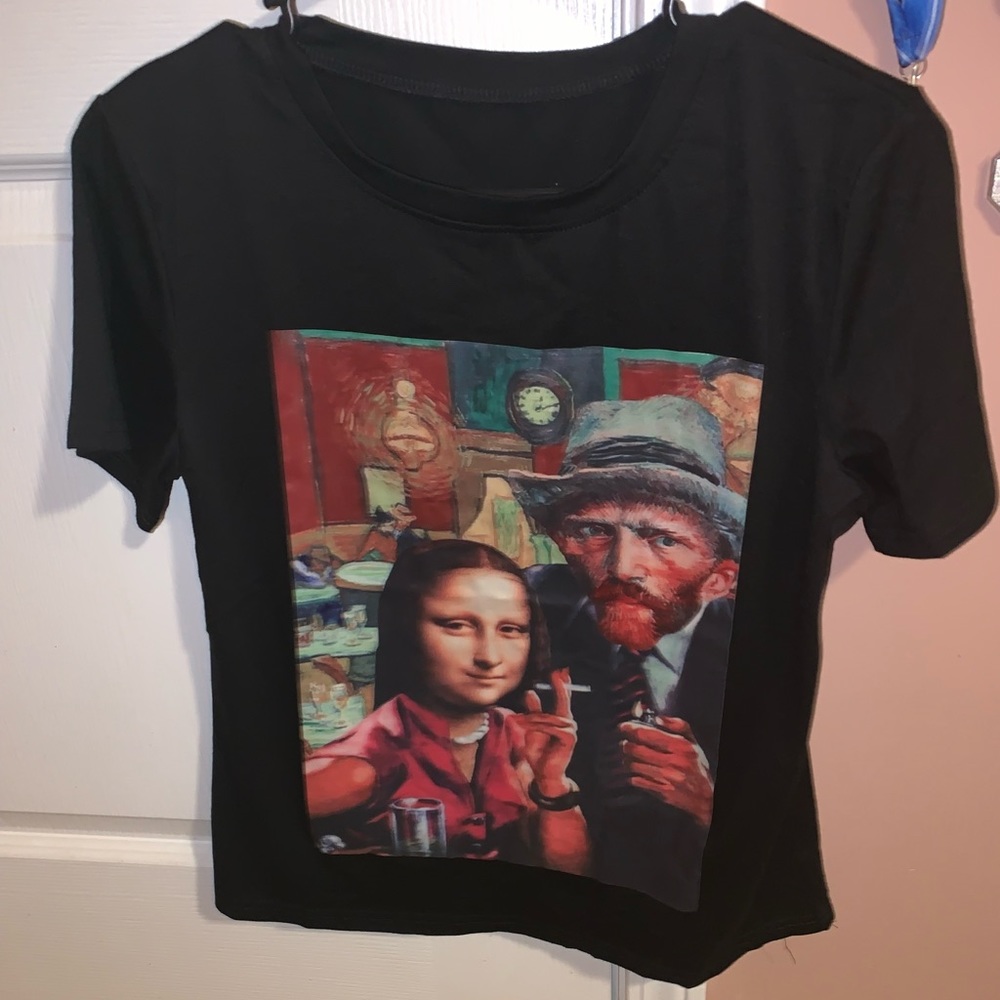 Mona Lisa & Van Gogh T Shirt